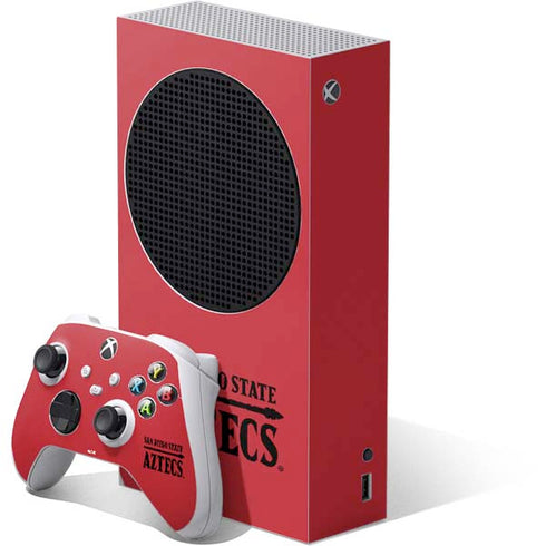 San Diego State University Logo Red Xbox Series S Skins